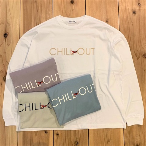 【HARLEM BLUES】CHILLOUT L/S WIDE TEE -CAMP-