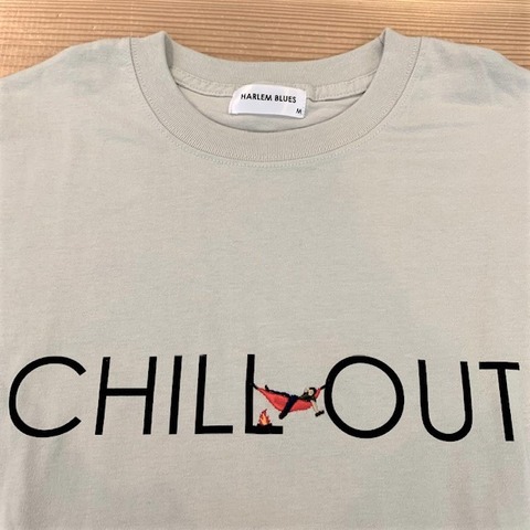 【HARLEM BLUES】CHILLOUT L/S WIDE TEE -CAMP-