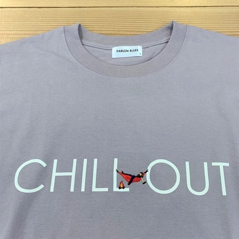 【HARLEM BLUES】CHILLOUT L/S WIDE TEE -CAMP-