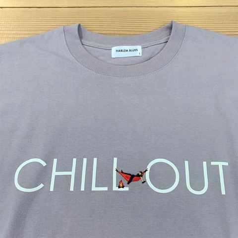 【HARLEM BLUES】CHILLOUT L/S WIDE TEE -CAMP-