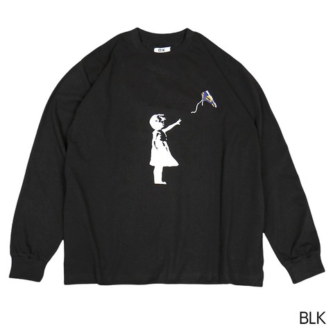 【O.K.】Banksy feat DUNK L/S TEE