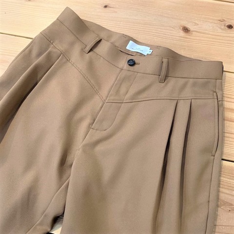 【LiSS】 STRETCH TWILL TAPERED CROPPED PANTS