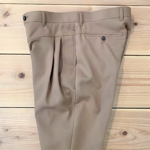 【LiSS】 STRETCH TWILL TAPERED CROPPED PANTS