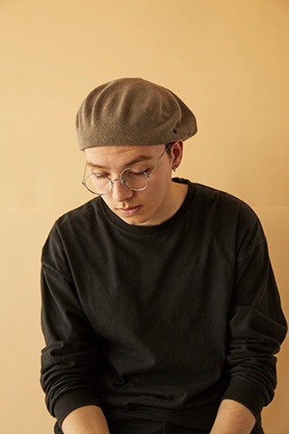 【CPH/C-PLUS HEAD WEARS】BERET / SOLID COTTON