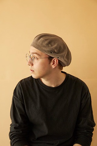 【CPH/C-PLUS HEAD WEARS】BERET / SOLID COTTON