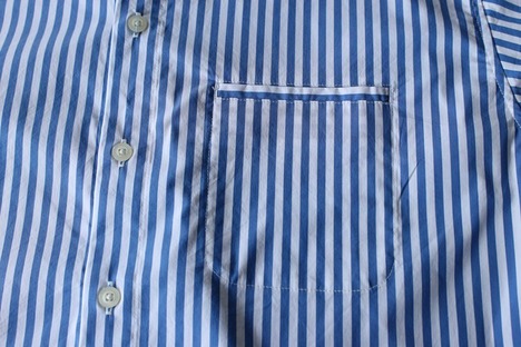 【LiSS】STRIPE OVER SIZE SHIRTS