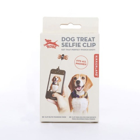 【KIKKERLAND】Dog Treat Selfie Clip