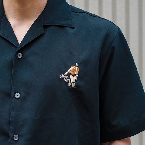 【HAOMING】Bruiser Brody silky Shirt