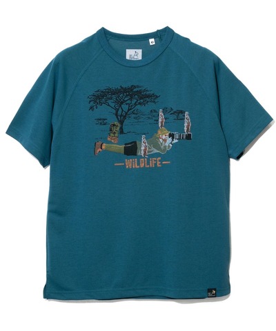 【SALE30％OFF★go slow caravan】Drymix フォトグラファー ラグランTEE