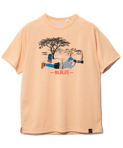 【SALE30％OFF★go slow caravan】Drymix フォトグラファー ラグランTEE