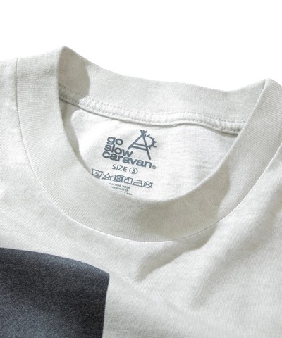 【go slow caravan】マンドリル PIGMENT BIO UNEVEN DYE TEE