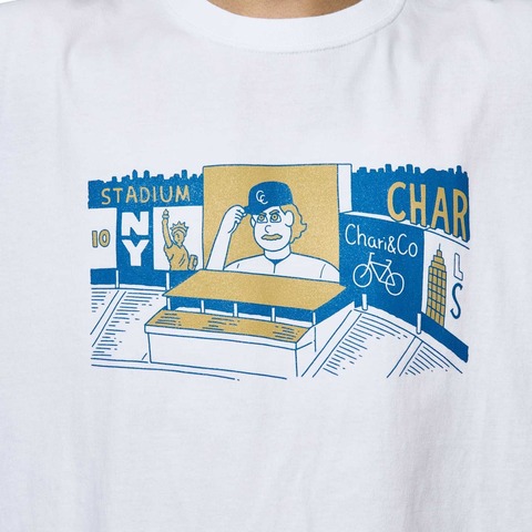 【CHARI＆CO】x JUN OSON CENTERFIELD SCREEN TEE