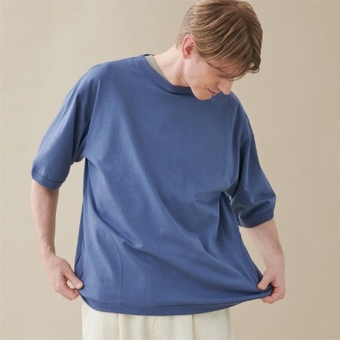 【Kelen】SIDE POCKET SWEAT TEE ”GARIS”