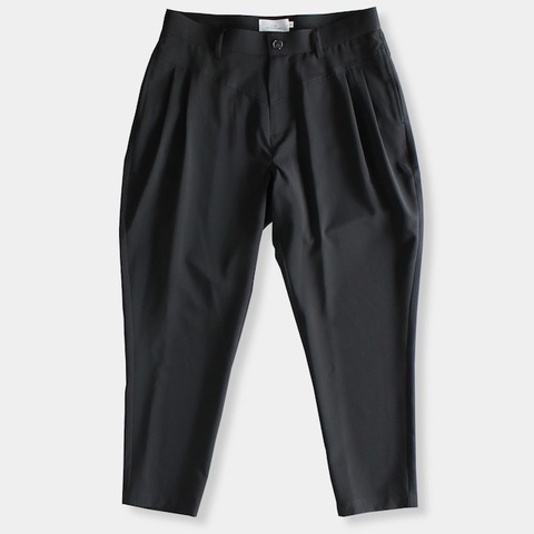 【LiSS】 STRETCH TWILL TAPERED CROPPED PANTS