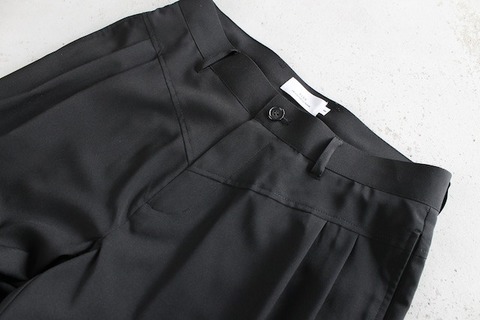 【LiSS】 STRETCH TWILL TAPERED CROPPED PANTS