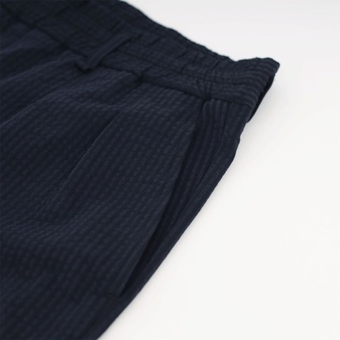 【CURLY＆Co.】EZ WIDE TROUSERS ”Seersucker”