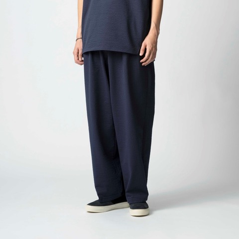 【CURLY＆Co.】EZ WIDE TROUSERS ”Seersucker”