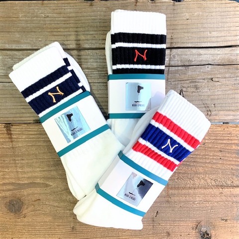 【HARLEM BLUES】N LOGO LINE SOCKS