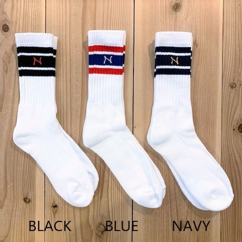 【HARLEM BLUES】N LOGO LINE SOCKS