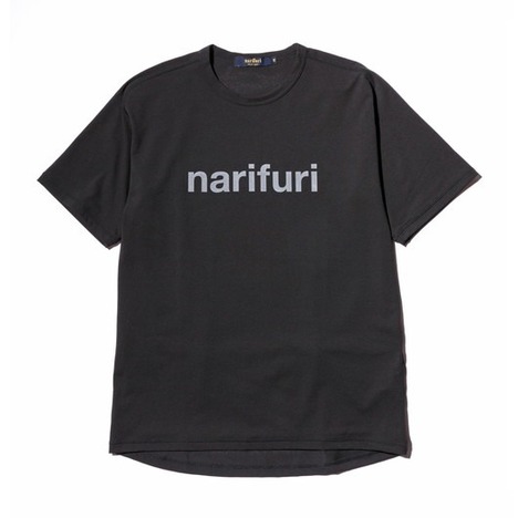 【narifuri】アクティブメッシュバックポケットTシャツ
