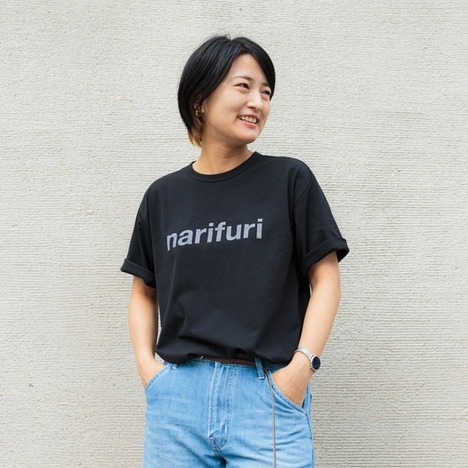 【narifuri】アクティブメッシュバックポケットTシャツ