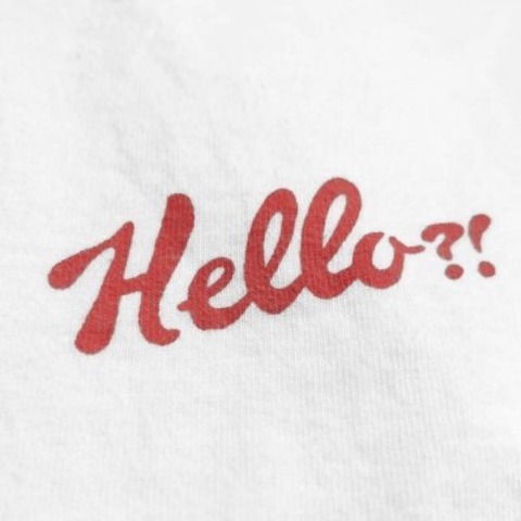 【FREE RAGE】”Hello!? Chicken” リサイクルコットンTee