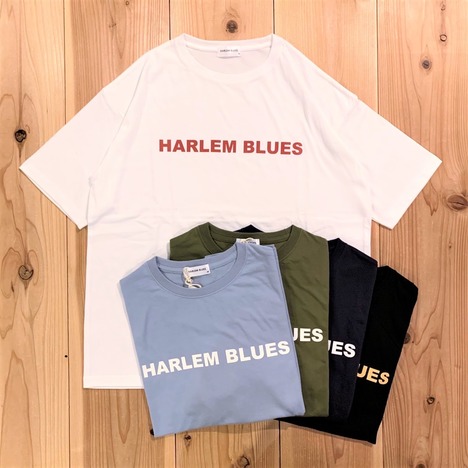 【HARLEM BLUES】HARLEM BLUES WIDE S/S TEE