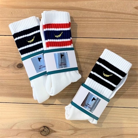 【HARLEM BLUES】LINE SOCKS BANANA