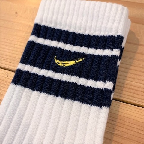 【HARLEM BLUES】LINE SOCKS BANANA