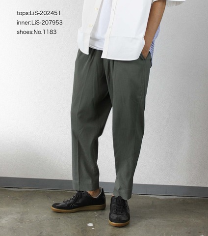 【LiSS】SEERSUCER EASY PANTS