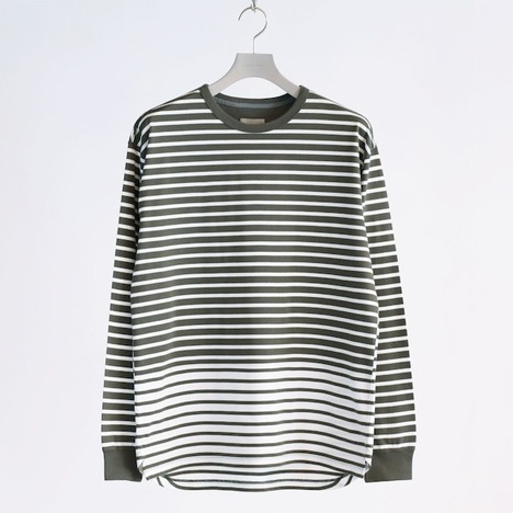 【CURLY＆Co.】DOUBLE BORDER L/S TEE