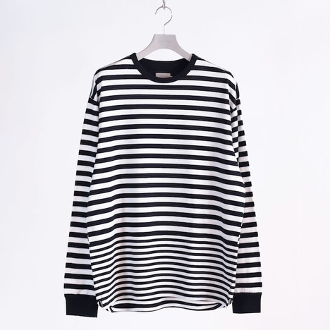 【CURLY＆Co.】DOUBLE BORDER L/S TEE