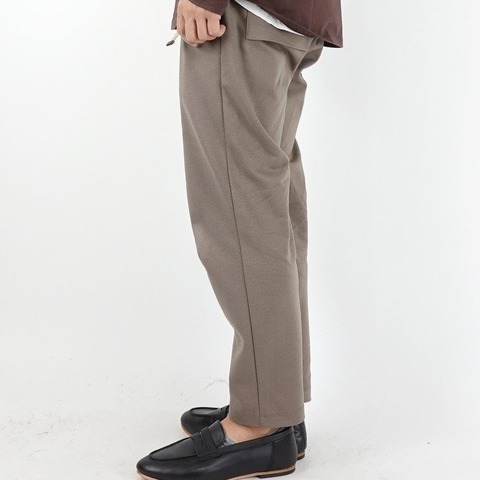 【CURLY＆Co.】PEACH GABARDINE TROUSERS