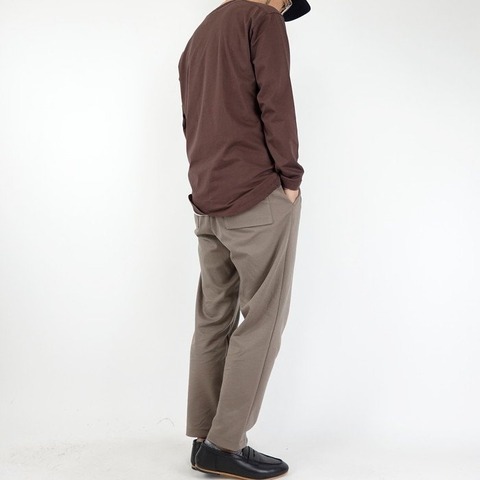 【CURLY＆Co.】PEACH GABARDINE TROUSERS