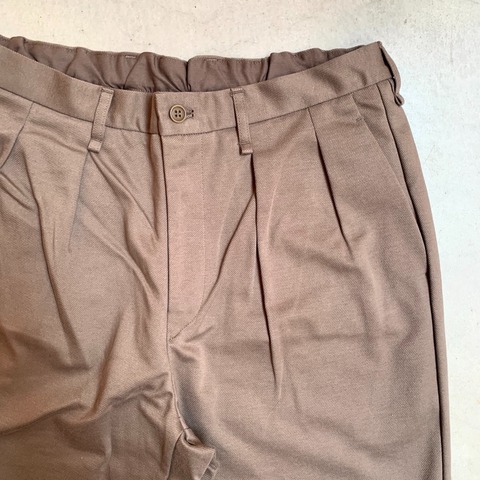 【CURLY＆Co.】PEACH GABARDINE TROUSERS