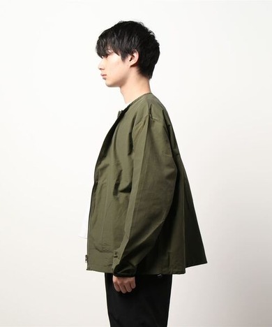 【BIG MIKE】NO COLLARE FULL ZIP JACKETS