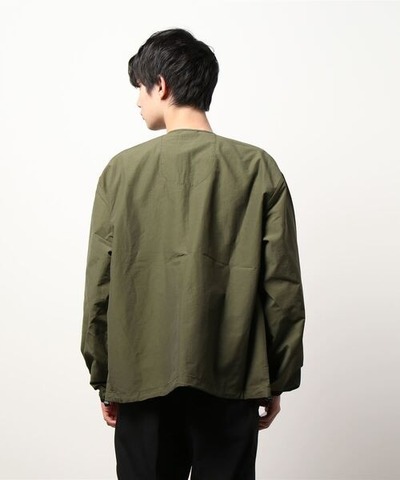 【BIG MIKE】NO COLLARE FULL ZIP JACKETS