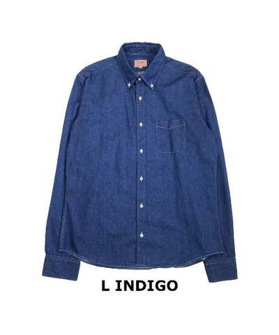 【BIG MIKE】INDIGO TWILL L/S SHIRTS