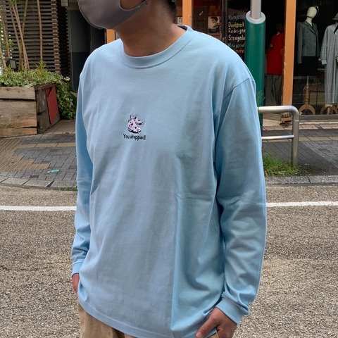 【HARLEM BLUES】You Stepped  L/S TEE