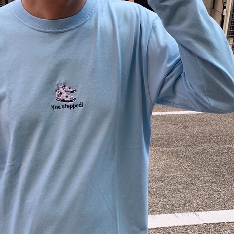 【HARLEM BLUES】You Stepped  L/S TEE