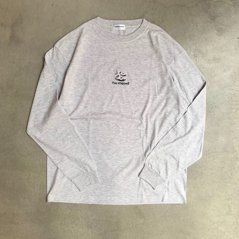 【HARLEM BLUES】You Stepped  L/S TEE