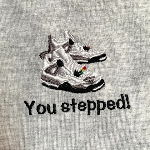 【HARLEM BLUES】You Stepped  L/S TEE