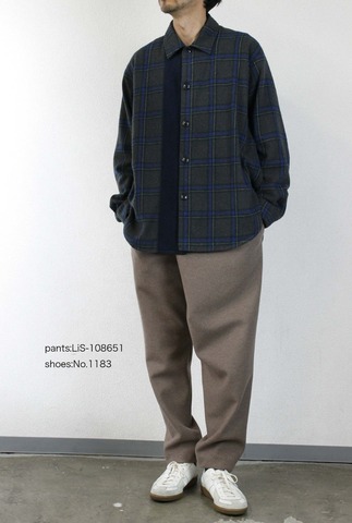 【LiSS】CHECK SWITCHING SHIRT BLOUSON