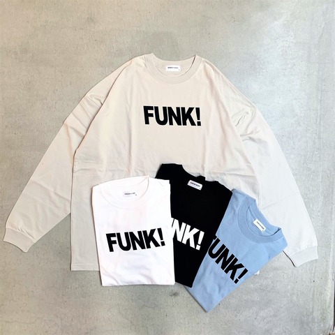 【HARLEM BLUES】FUNK WIDE L/S TEE