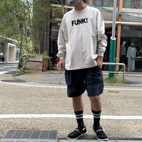 【HARLEM BLUES】FUNK WIDE L/S TEE