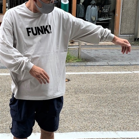 【HARLEM BLUES】FUNK WIDE L/S TEE