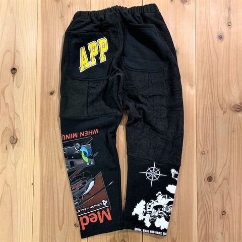 【THE PARK SHOP】REMAKE MIX PANTS / BLACK２