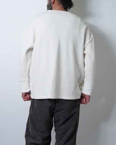 【GOHEMP】HEMP WAFFFLE WIDE CREW