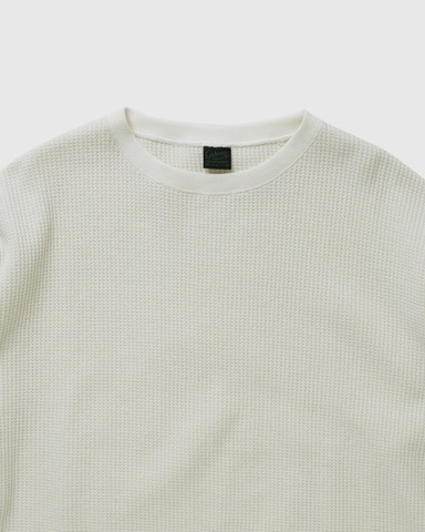 【GOHEMP】HEMP WAFFFLE WIDE CREW