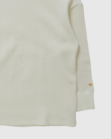 【GOHEMP】HEMP WAFFFLE WIDE CREW